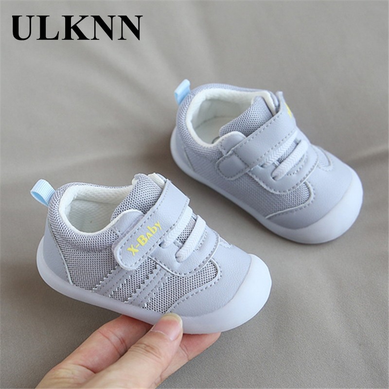 ULKNN Baby shoes 2021 autumn new 1-3 years old boys girls fruit pattern soft bottom non-slip toddler shoes