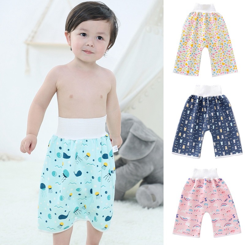 Baby Diaper Skirt Infant Training Pants Cloth Diaper Kids Nappy Pants Skirt Leakproof Crib Potty Training Pants