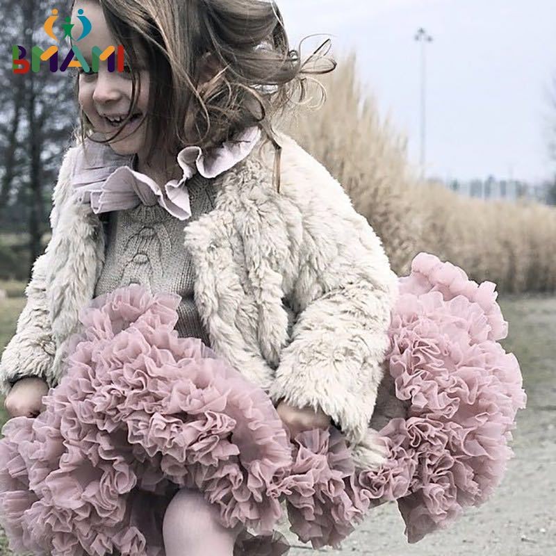 1-10 Years Girls Tutu Skirt Ballerina Skirt Kids Fluffy Skirt Ballet Ballet Skirts Ballerina Ballet Skirt Princess Girl Tulle Mini Skirt