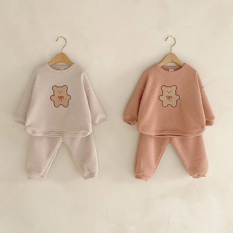 Spring Baby Clothes Set 2022 New Fashion Cute Cartoon Baby Girl Casual Tops Trousers 2pcs Baby Girls Clothes