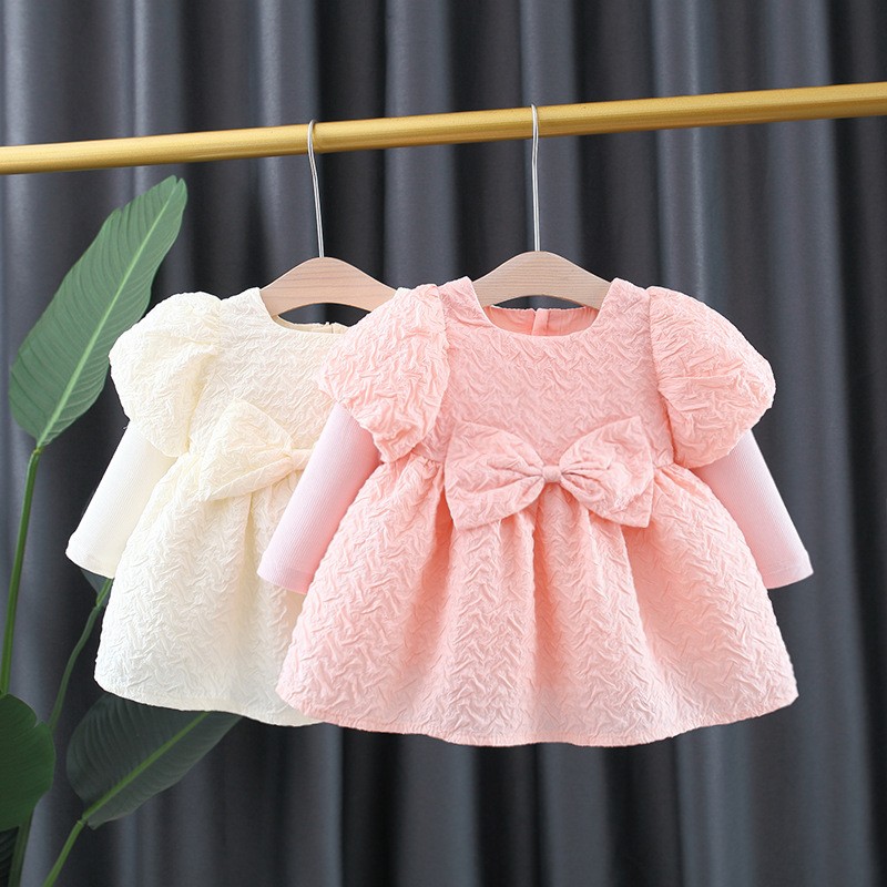 Girls Long Sleeve Autumn Children's Clothing Princess Dress for Kids Newborn Baby Dresses Baby Girls Clothes 1-4 Years