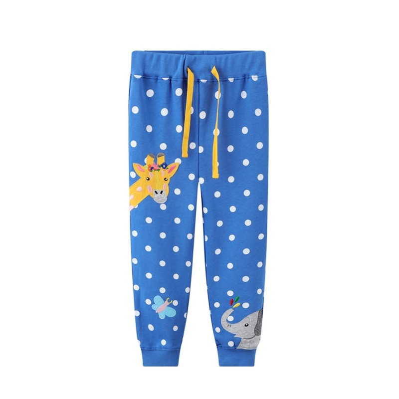 Giraffe Autumn Children Kids Boys Casual Pants Spring Cartoon Baby Toddler Kid Full Length Cotton Trousers