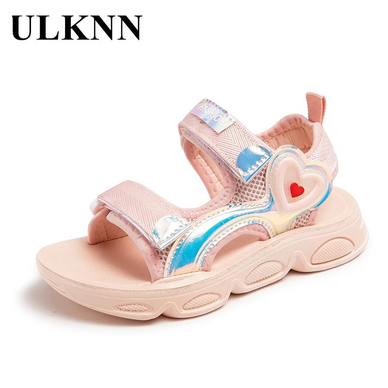 Girl Sandals Summer Of 2022 New Beach Shoes Kid's Comfortable Breathable Pink Sport Sandals Baby Leisure Children's Sandal