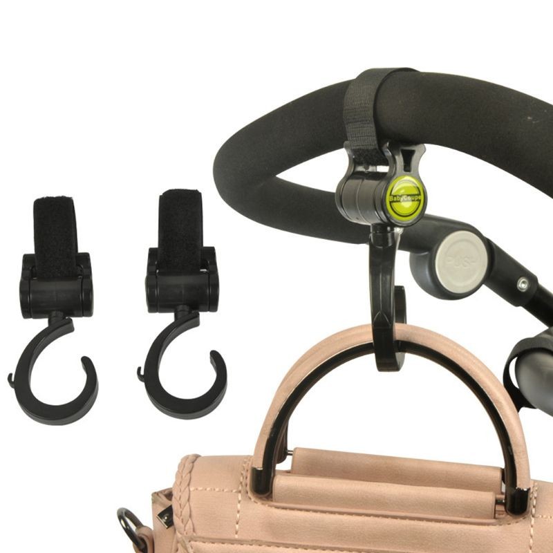 Baby Stroller Hook Multifunctional Basket Belt Bag Hanger Grip Stroller Accessories Hook for Diaper Changing Clothes Bags