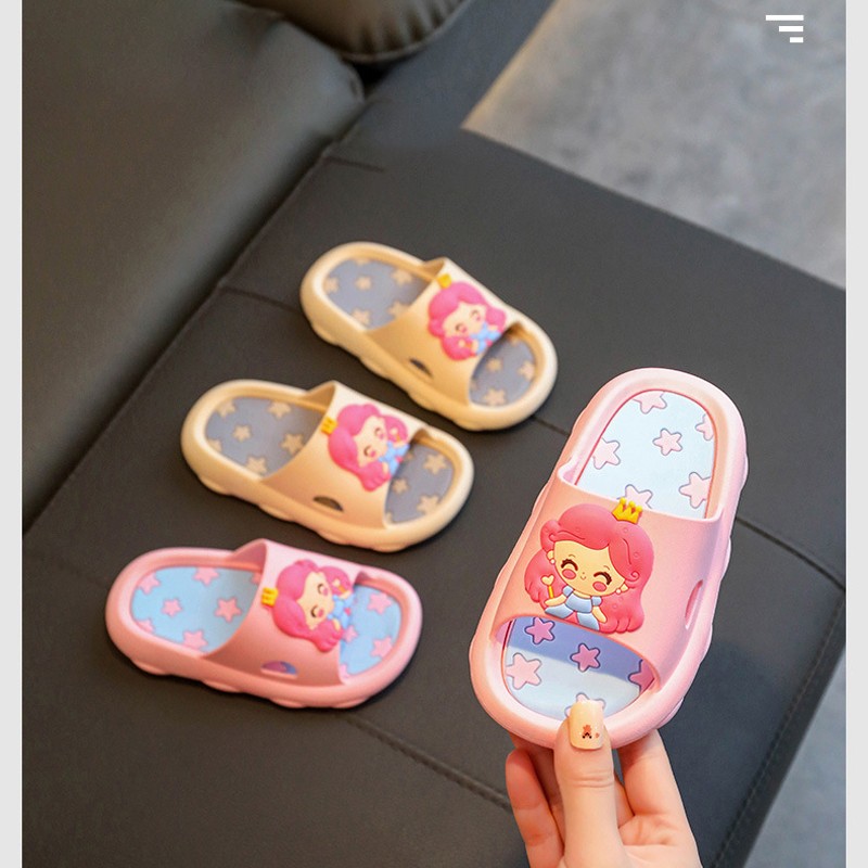 Children Slippers Cartoon Home Shoes For Boy Girl Summer Men Women Soft Beach Indoor Slippers Child Adult Kids Toddler Slides