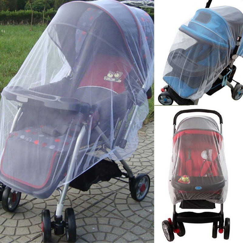 Mesh On Stroller Infant Baby Stroller Accessories Mosquito Net Protection Kids Pushchair Fly Midge Insect Bug Cover