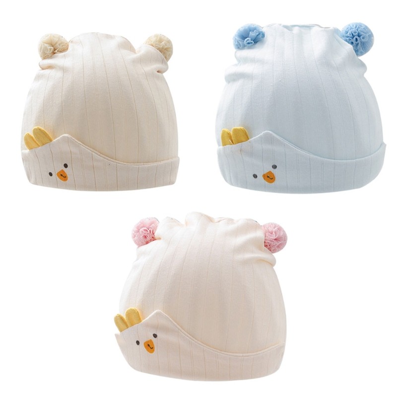 Soft Cotton Beanie 0-6 Months Newborn Baby Beanie Bath Gift Gift