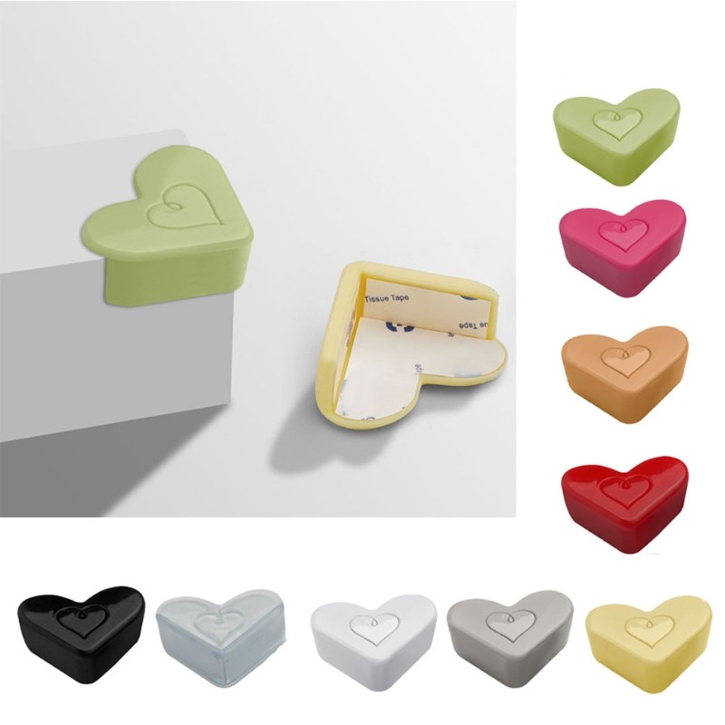 4pcs Soft Silicone Baby Safe Corner Protector Table Desk Corner Guard Edge Guard Anti-collision for Newborn Infants