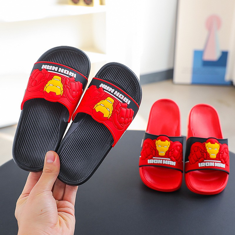 Disney children's slippers cartoon non-slip home bath boys indoor and outdoor wear summer beach shoes