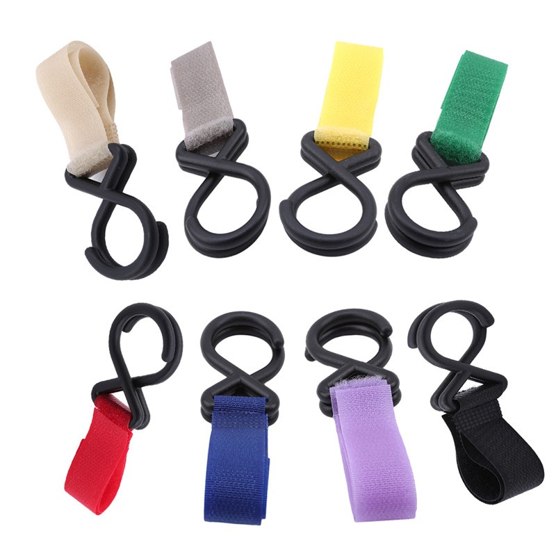 Muticolor High Quality Comfortable Plastic Baby Stroller Stroller Accessories Baby Stroller 2 Hooks Car Hanging Holder