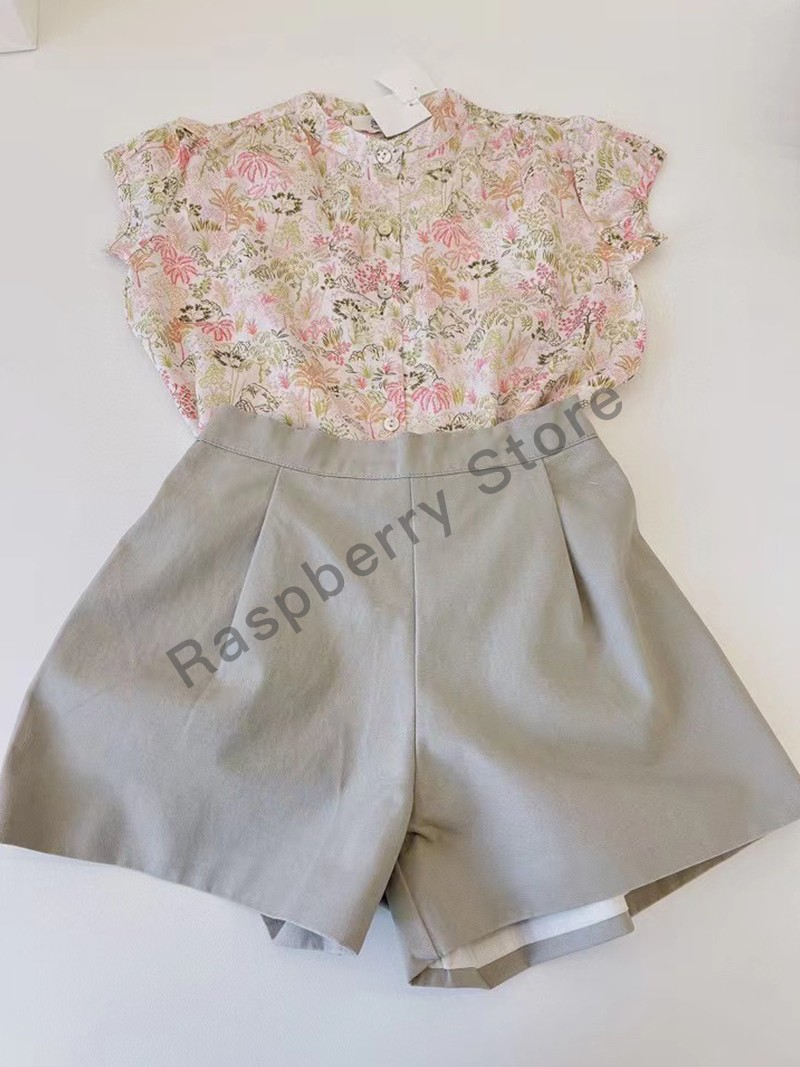 Pre-sale ship on April 10th BP girls blouse BT pants for summer