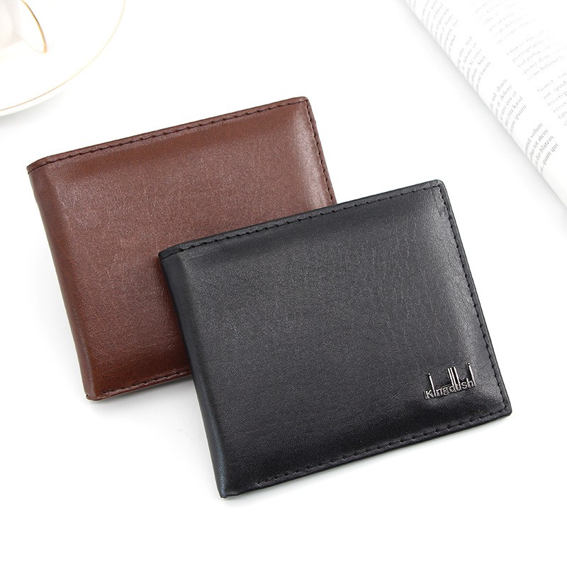 Business Men's Leather Wallets PU Leather for Men Credit ID Card Holder Solid Wallet Pockets Bags carteira portfel cartera hombre