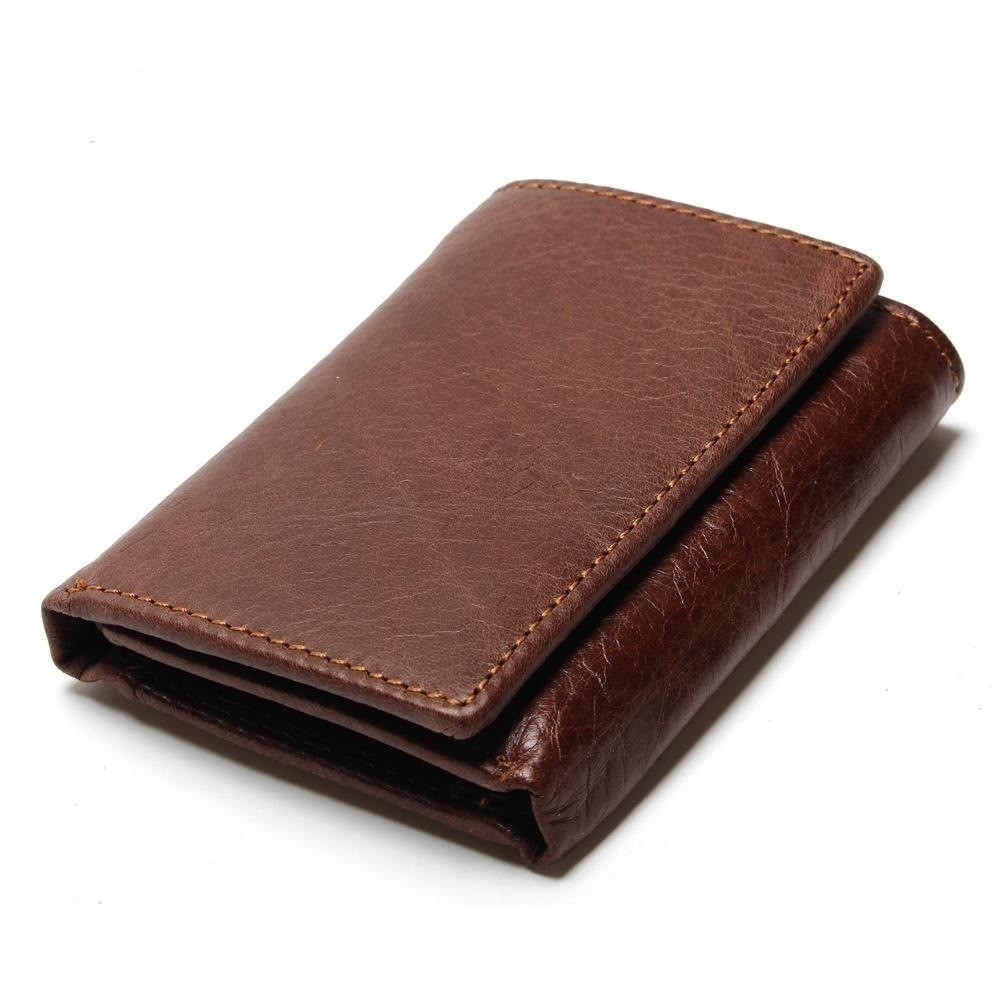 Men's wallet anti-magnetic anti-theft wallet anti-theft scan leather wallet leisure men's small leather wallet