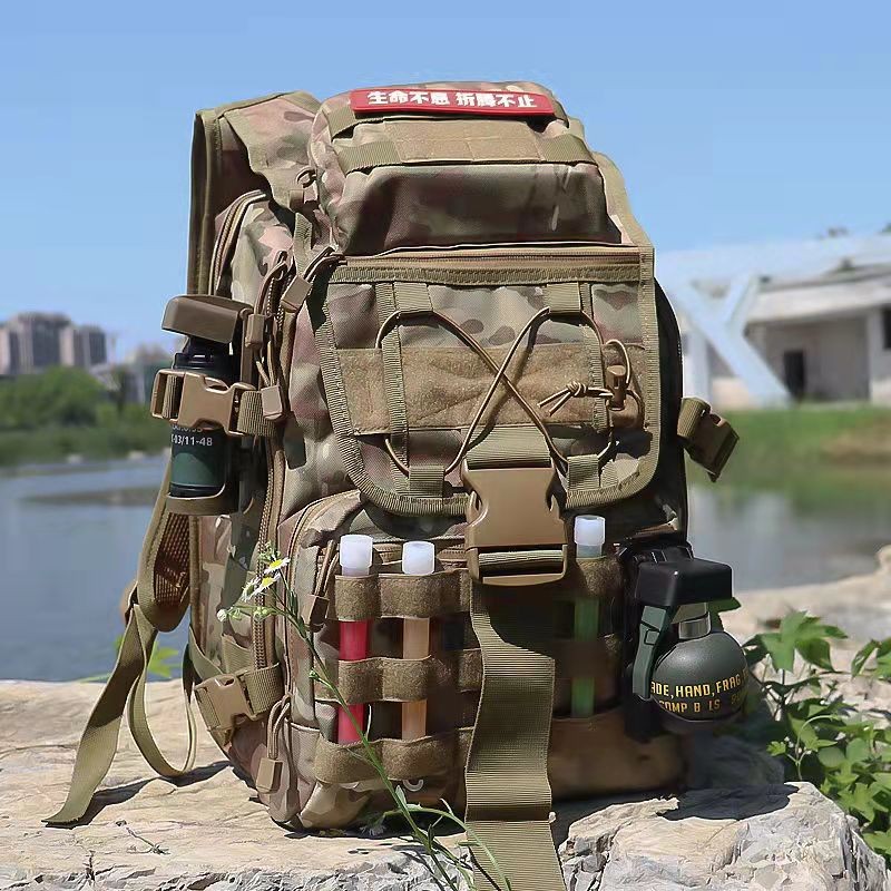 40L Military Tactical Backpack Army Assault Bag Molle System Backpacks Outdoor Sports Backpack Camping Running Backpacks