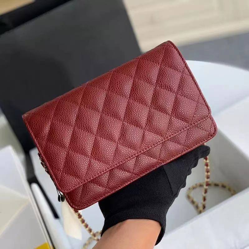 High quality handbags luxury purse on chain women designer purse small square crossbody bag brand shoulder bags flap