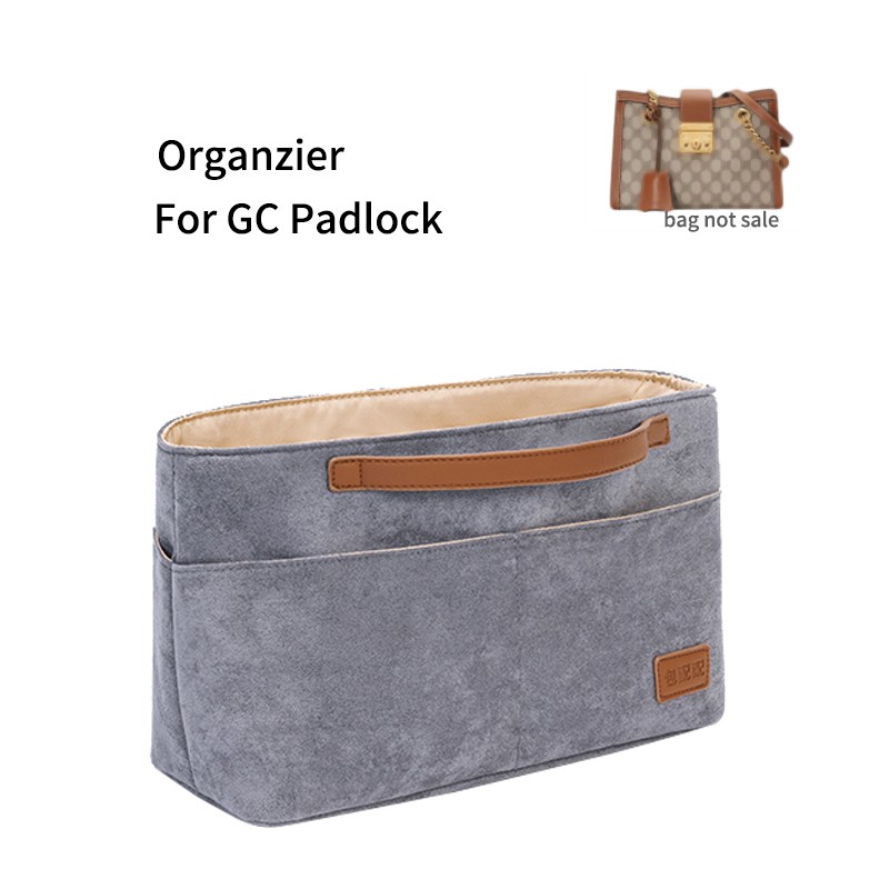 Suede Make Up Organizer Insert Bag For Women Luxury Handbag Travel Inner Purse Portable Cosmetic Bags To Lock Gu M cci