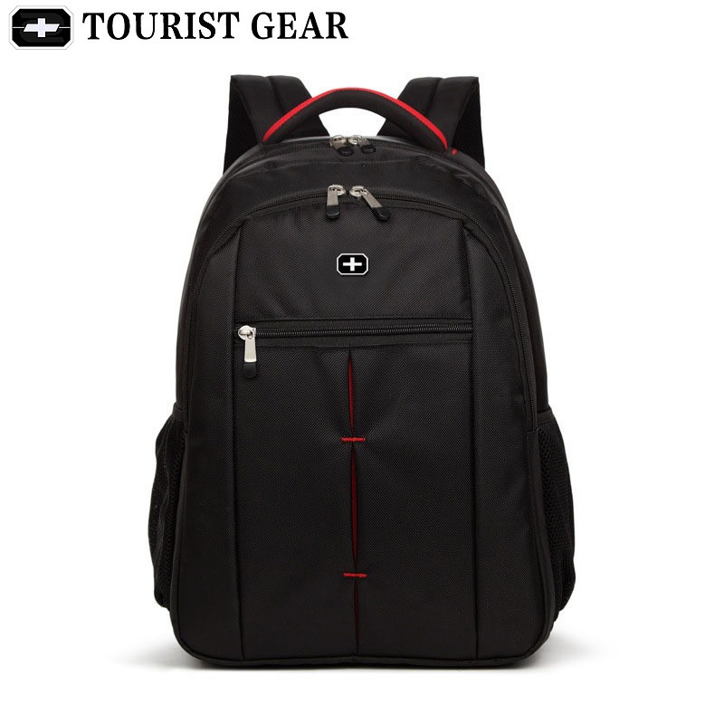 Men's Black Swiss Mochila Travel Backpack Rojaczak Tourist Gear 15.6 Inch Laptop Backpack School Bags For Men Boys