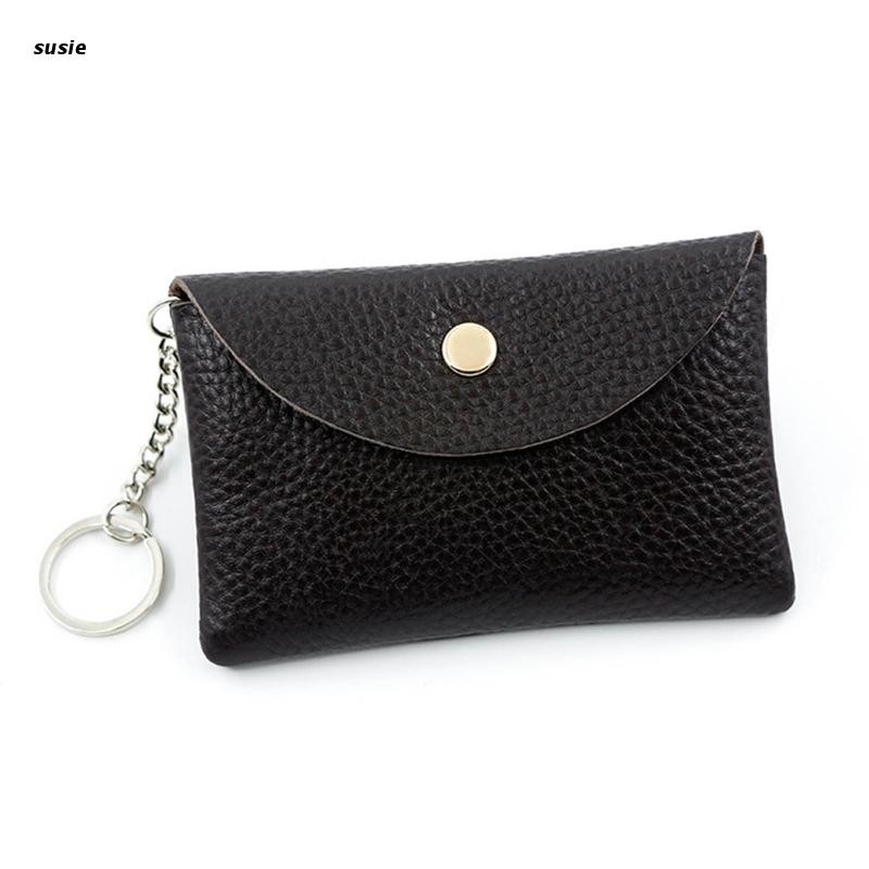 X7YA Women Girl PU Leather Purse Casual Wallet Coin Money Credit Card Key Holder Cash Bag