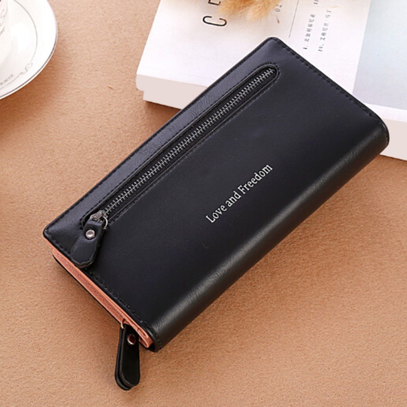 Fashion Women Wallets Card Holder Fashion Lady Purses Money Bags Coin Purse Woman Clutch Long Zipper Purse Burse Bags