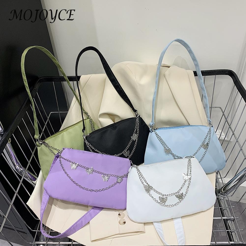 Solid color crescent shape shoulder bag casual lady small messenger bags for women outdoor travel business