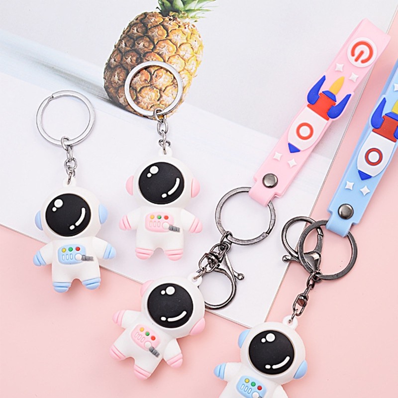 X7YA 3D Creative Astronaut Keychain Cute Astronaut Doll Pendant Fashion Birthday Gift