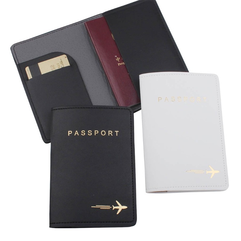 Multifunctional Passport ID Credit Card Holder Cover PU Leather Case Protector Organizer