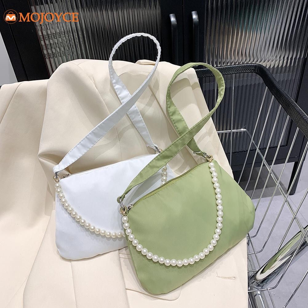 Fashion Women Zipper Crescent Shoulder Bags Casual Zipper Messenger Bag for Ladies Outdoor Shopping