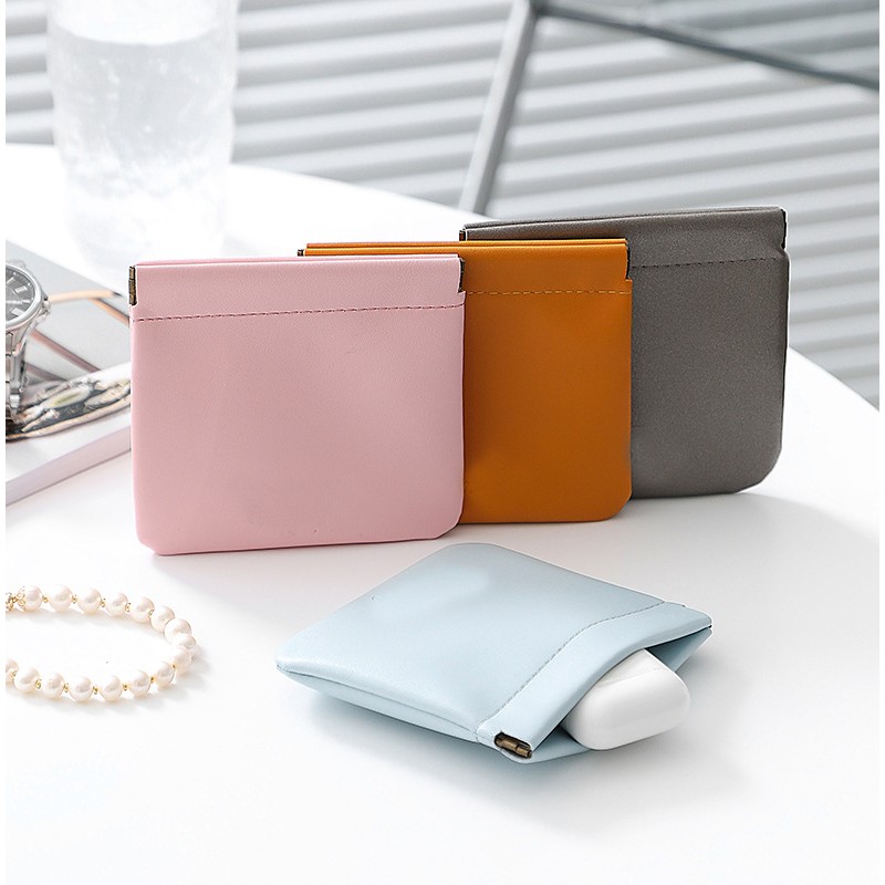 2022 Fashion Light Luxury Fragments Women Cosmetic Bag Purses Self Closing Mini Lipstick Cosmetic Bag Storage Bag