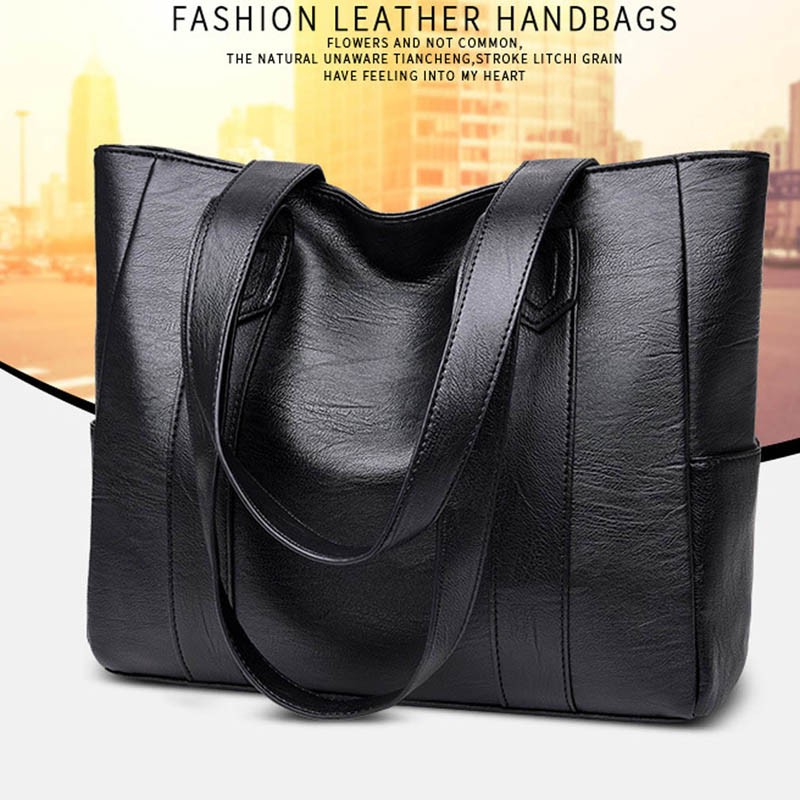 Women Crossbody Tote Bags 2021 High Quality Fashion Leather Splice Handbag Shoulder Bag Crossbody Bag Large Purse Tote Handbags