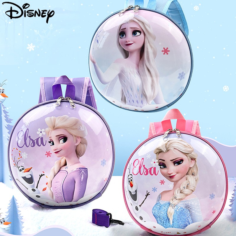 Kindergarten Schoolbag Girls Frozen Princess Elsa Backpack Cute Cartoon Kids Toy Bag Travel Backpack Shoulder Bag Messenger Bag