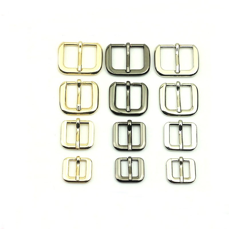 50pcs 12/16/19/25mm Metal Pin Bag Buckle Belt Adjustment Clasp DIY Luggage Strap Pin Hook Shoes Belt Buckles Accessory