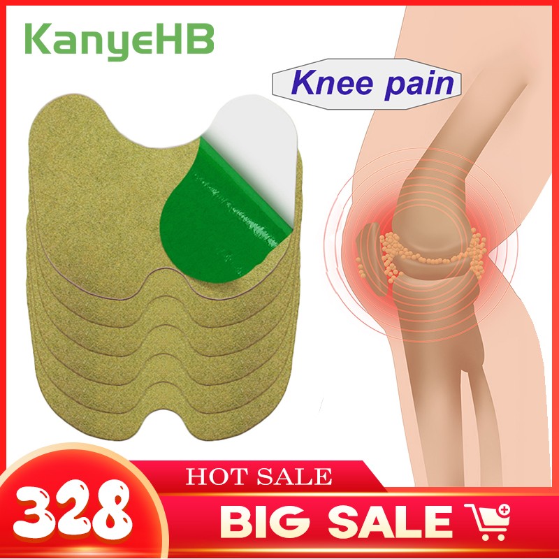 6pcs Knee Joint Pain Plaster Chinese Wormwood Extract Sticker for Joint Pain Rheumatoid Arthritis Pain Relief Patch A176