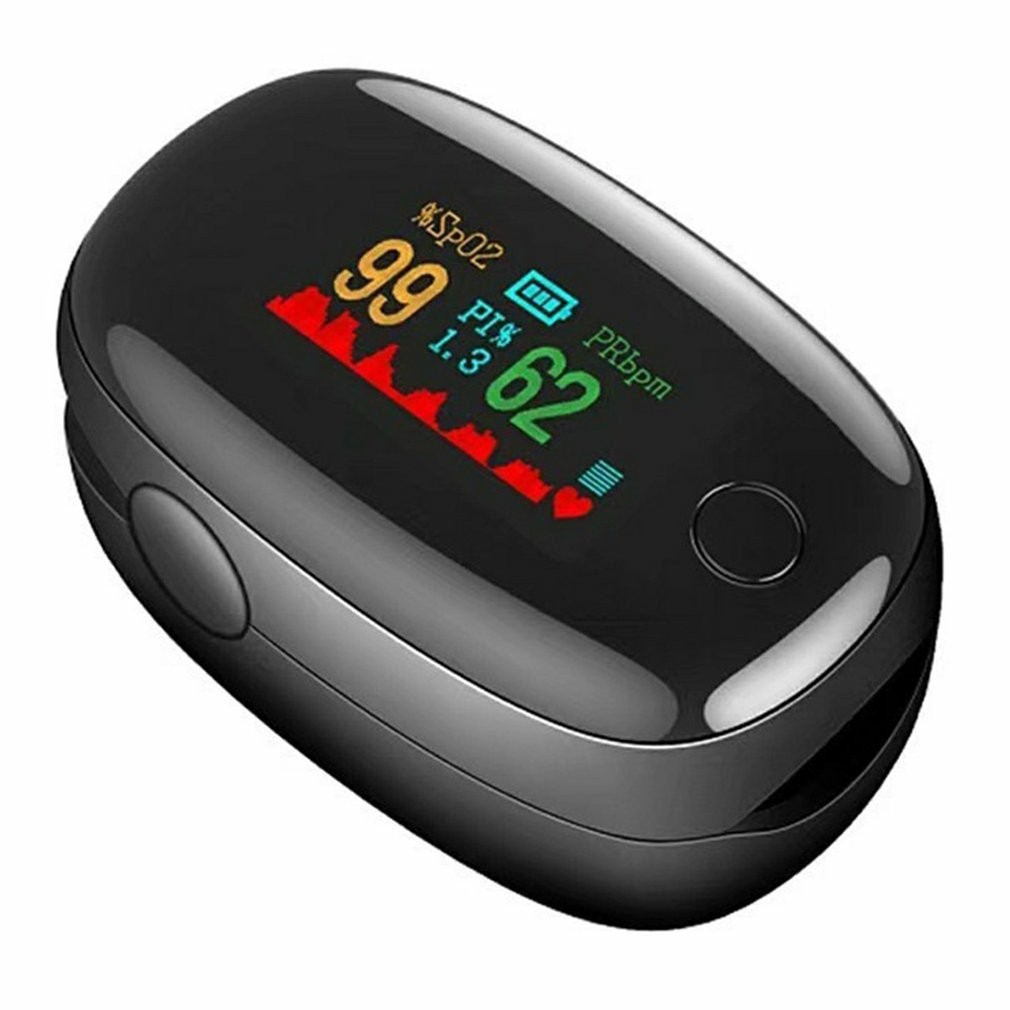 SMH-01 Durable Portable Finger Pulse Oximeter Sports Finger Clip LED Screen Heart Rate Monitor Blood Oxygen Saturation Meter