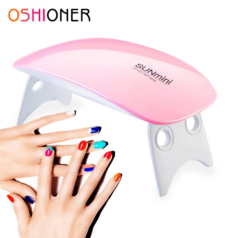 Nail Drying Machine 6W Mini UV LED Lamp Portable USB Cable Home Use Mini Nail Drying Lamp UV Gel Nail Art Manicure Tools