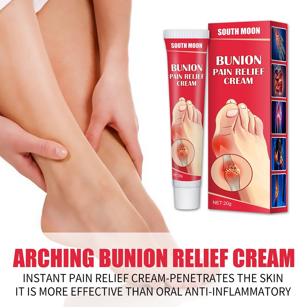 20g Arch Bunion Relief Cream Joint Toe Pain Relief Stiffness Treatment Knee Lower Back Arthritis Cream