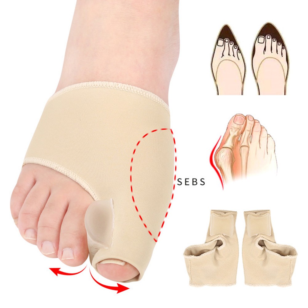 Large Toe Separator Straightener Elastic Pad Hallux Hallux Valgus Corrector Orthopedic Foot Protector Nursing Tool Supplies