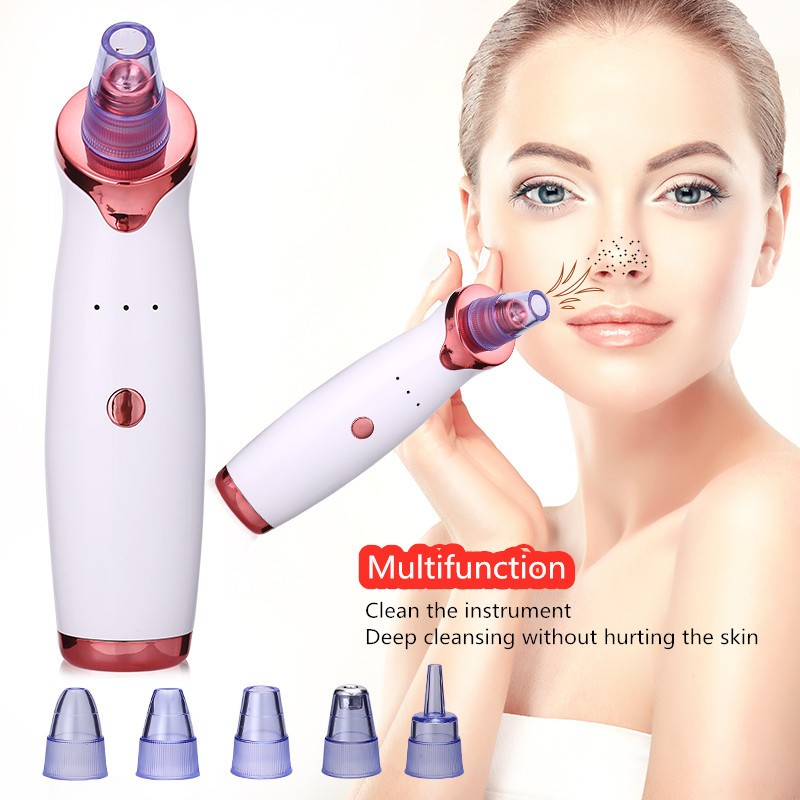 Face Blackhead Remover Electric Pore Cleaner Face Nose Cleaner Deep T Area Pore Acne Pimple Removal Vacuum Suction