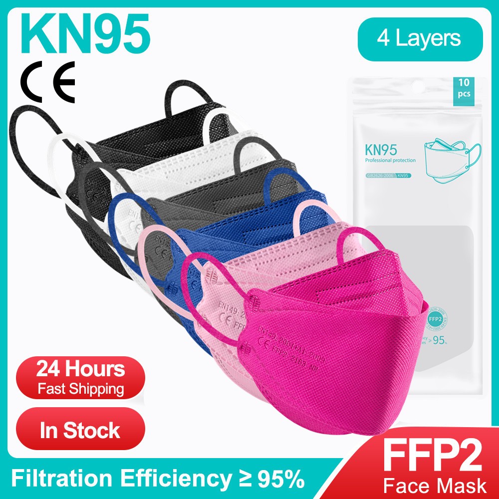 FFP2 Mascarillas FPP2 Mascherine FFPP2 شهادة CE قناع الجهاز التنفسي FPP2 قابلة لإعادة الاستخدام قناع الوجه KN95 أقنعة ffp2masque FFP 2