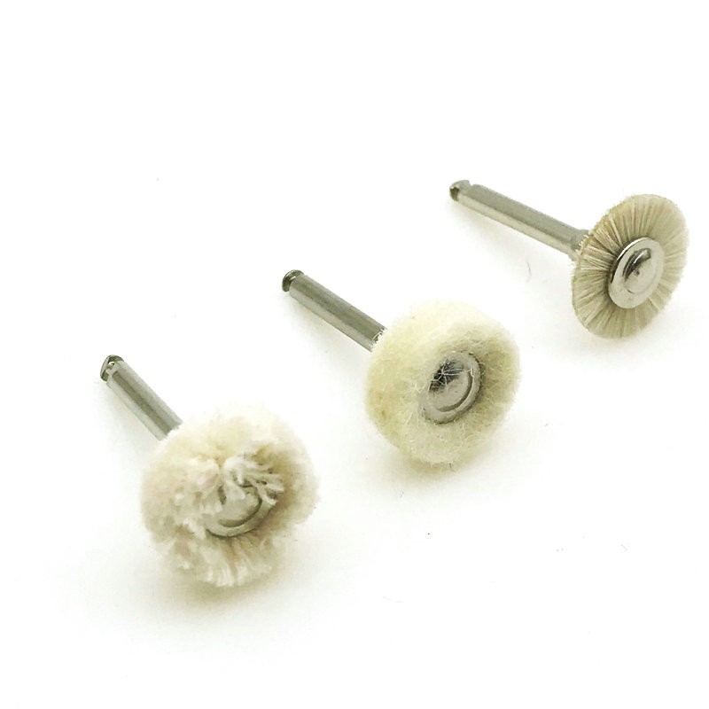 grinding buffing 1pc dental accessories wool polishing brush flat grinder brushes for low speed handpiece machine accessories