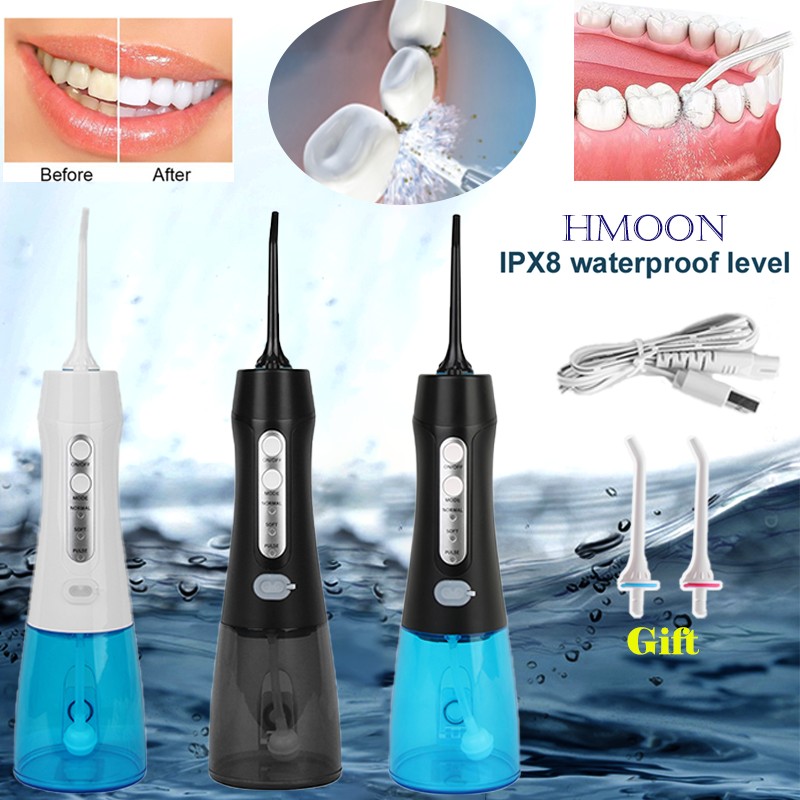 Oral Water Flosser Dental Water Flosser USB Contacts Dental Hygiene Nquipment Nightgar Portable Waterproof Dental Hygiene