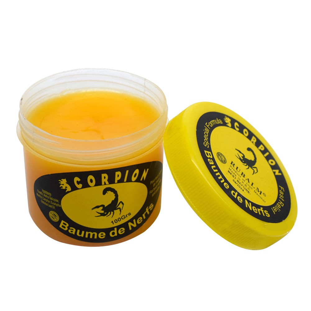 30/60/100ml Ointment Cream Scorpion Mint Rheumatism, Lower Back Pain, Sciatica, Bruising, Cramps, Relieves Muscle Fatigue