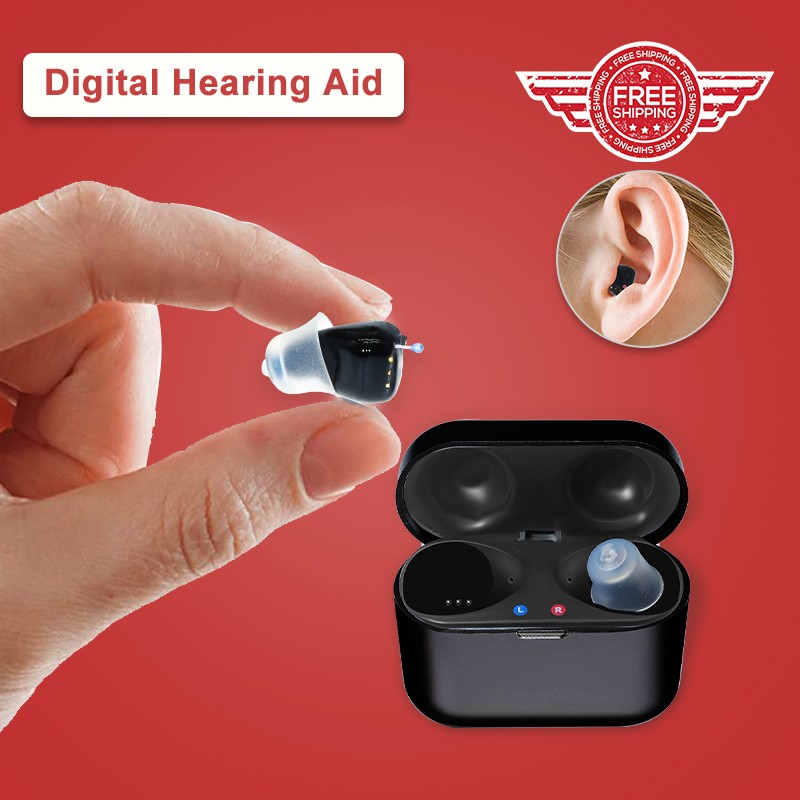 New SR61 Hearing Aids Rechargeable Acoustic Deaf/Elderly Adjustable Wireless Invisible Ear Speaker Drop Shipping