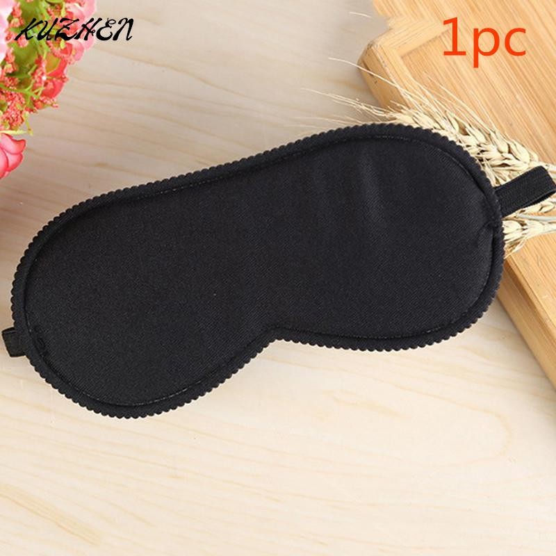 Portable Soft Eye Mask Black Fast Sleep Eye Cover Shade Patch Masks Women Men Blindfold Travel Sleeper