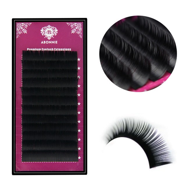 Abonnie All Volume C/D/L Classic Individual Curl Eyelash Extension Eye Lashes Tray Russian Volume Matte Eyelashes