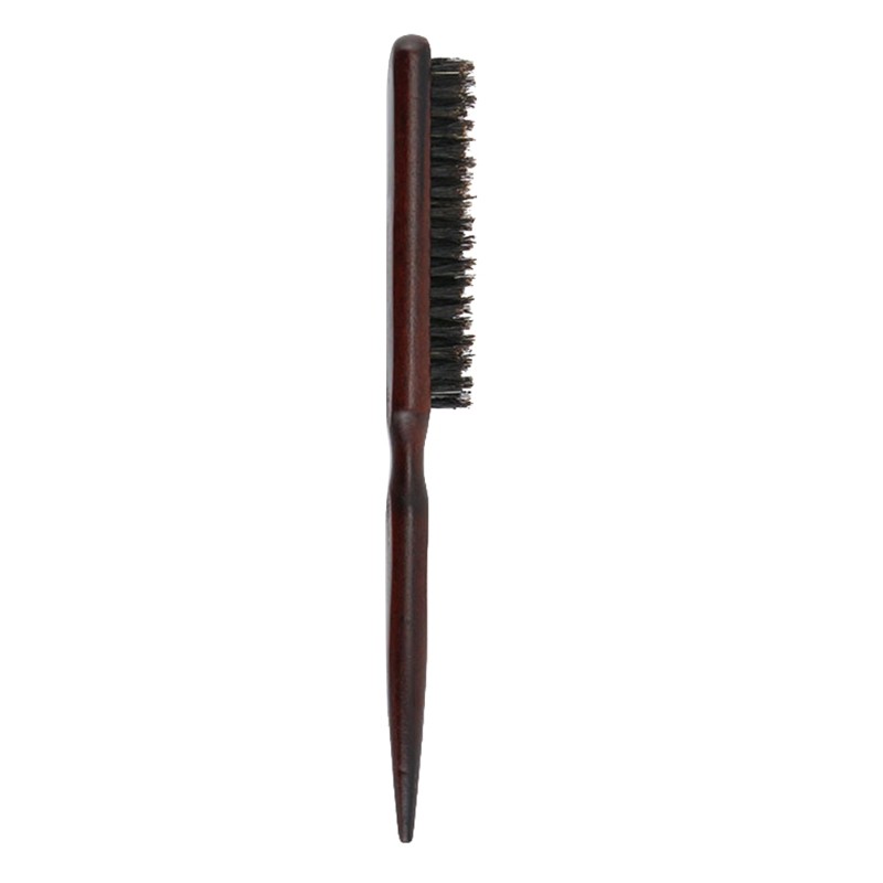 Hair Cleaning Brush, Natural Hair Comb With Wooden Back Handle And Boar Bristles