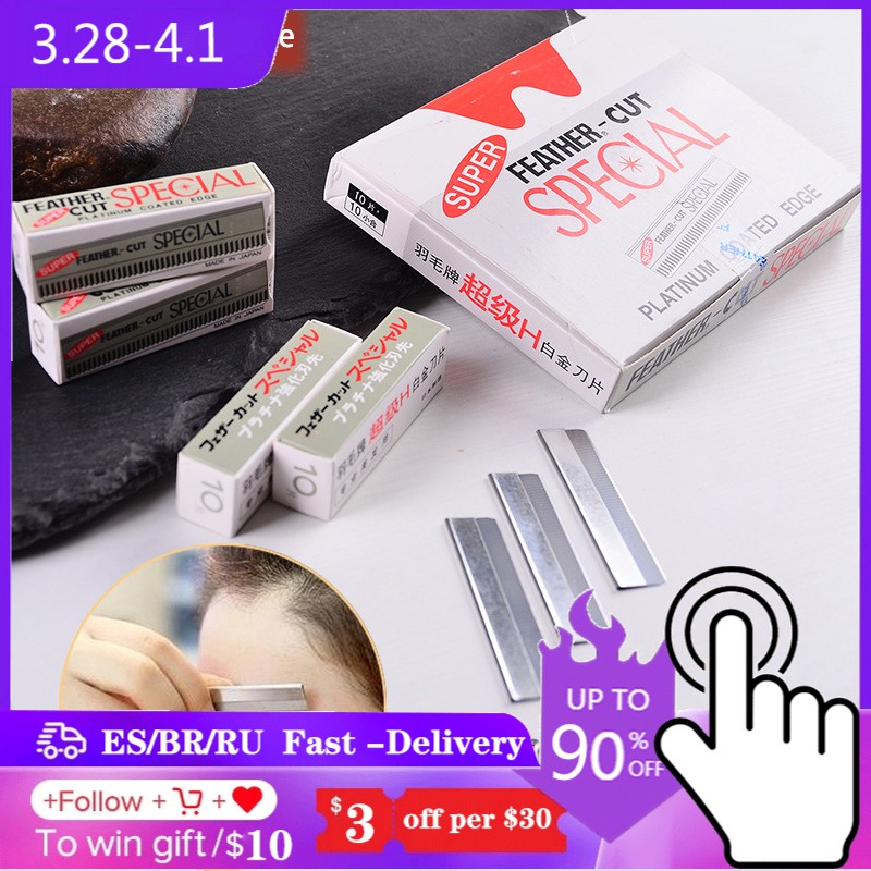 100pcs/1pack Eyebrow Trimmer Razor Blade Stainless Steel Microblading Eyebrow Knife For Permanent Makeup Eyebrow Tattoo Beauty Tool