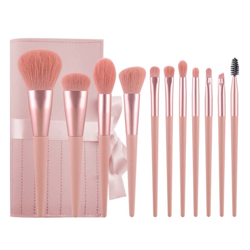 Zoreya 11 Makeup Brushes Set Eyeshadow Eyebrow Brush Beauty Make Up Blending Tools Concealer Cosmetic Tool