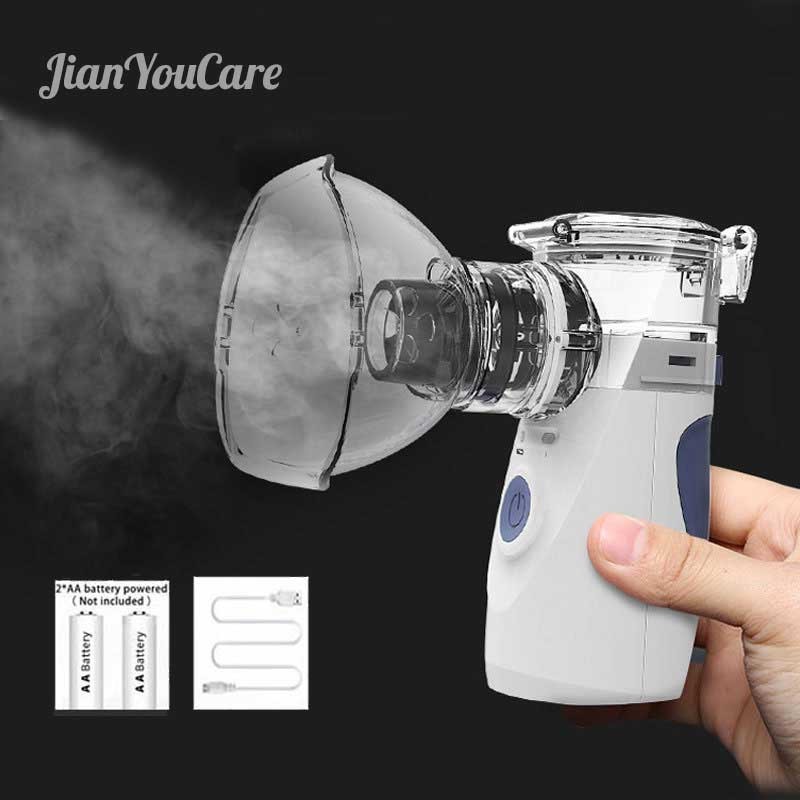 Health Care Mini Handheld Inhaler Atomizer Silent Ultrasound Einalador Nebulizer Inhaler For Children Adults