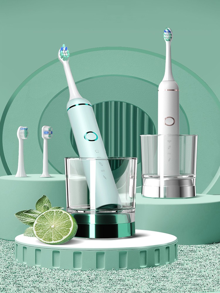 Sonic Electric Toothbrush Adult Wireless Inductive Charging Electric Toothbrush 5 Gears Adjustment Whitening Brushes Waterproof