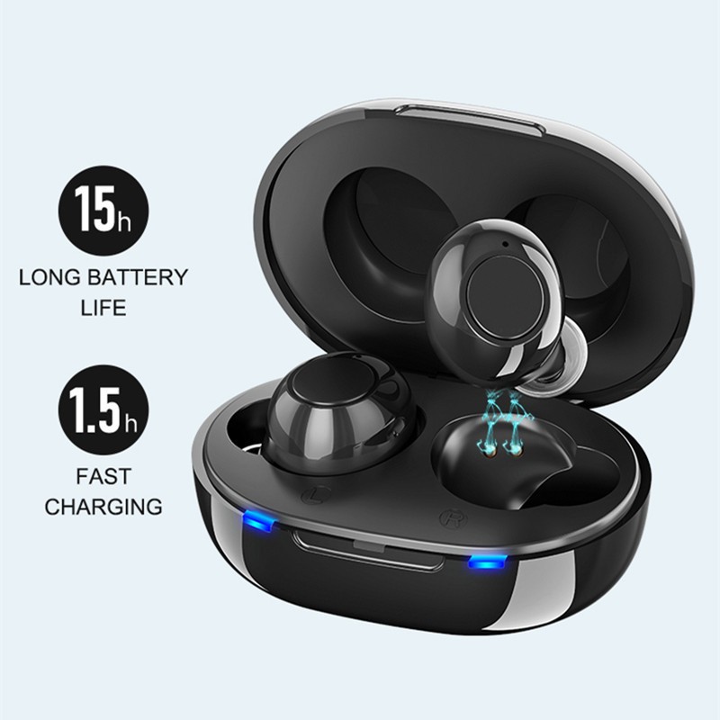 Hearing Aid Rechargeable Intelligent Hearing Aids Low Noise Amplifier One-Click Hearing Device Tone Adjustable For Elderly